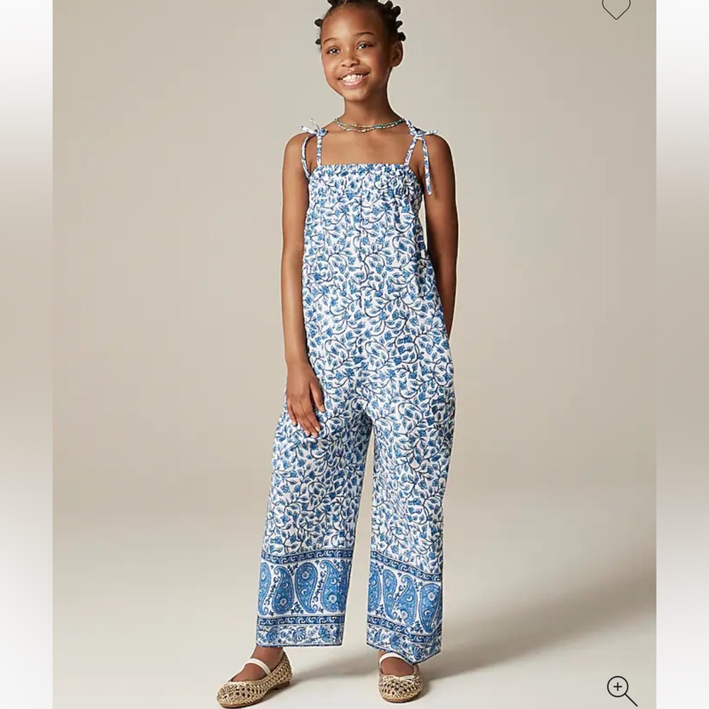Jcrew Girls' tie-shoulder jumpsuit